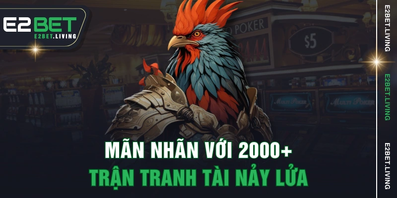 Mãn nhãn với 2000+ trận tranh tài nảy lửa